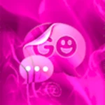 Logo of GO SMS Theme Pink Fire android Application 